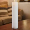 Sirius Sille LED batteridrevet bloklys hvid H 25 cm Ø 7,5 cm