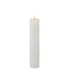 Sirius Sille LED bloklys hvid H 25 cm Ø 5 cm