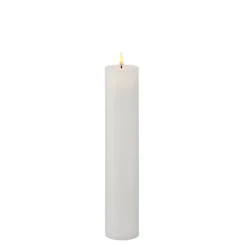 Sirius Sille LED bloklys hvid H 25 cm Ø 5 cm