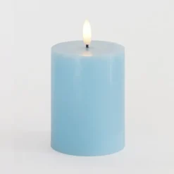 Sirius Sille LED-bloklys lyseblå Ø7,5x10 cm
