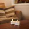 Sirius Sille LED fyrfadslys hvid Ø 4 cm 2 stk