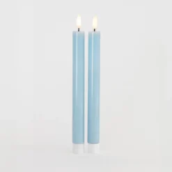 Sirius Sille LED-kronelys lyseblå 2 stk. Ø 2x25 cm