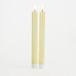 Sirius Sille LED-kronelys lysegul 2 stk. Ø 2 x 25 cm