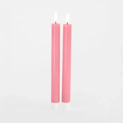 Sirius Sille LED-kronelys old rose 2 stk. Ø 2 x 25 cm