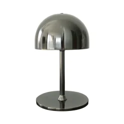 Sirius Tim genopladelig bodlampe sort nikkel H 22 cm