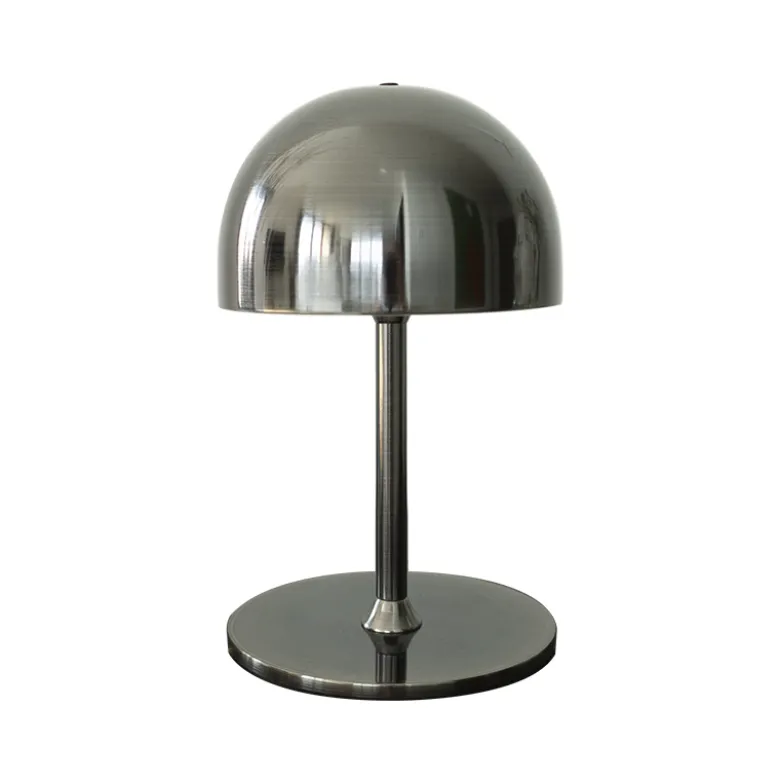 Sirius Tim genopladelig bodlampe sort nikkel H 22 cm