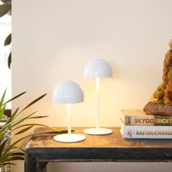 Sirius Tim genopladelig lampe 30 cm hvid