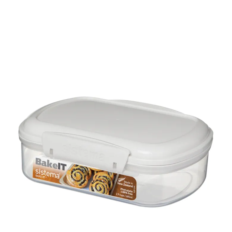 Sistema Bake It opbevaringsboks hvid 685 ml