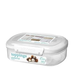 Sistema Bake It opbevaringsboks hvid 685 ml