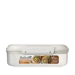 Sistema Bake It opbevaringsboks hvid 685 ml