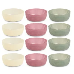 Skålesæt 4 stk. Ø 15 cm i assorterede farver