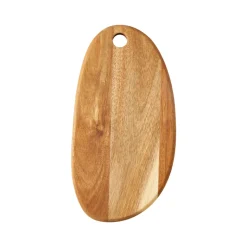 Skærebræt akacie træ 38x20x1,5 cm