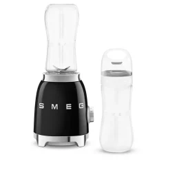 Smeg PBF01BLEU Personal blender sort inkl. 2 stk. flasker 0,6 liter