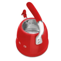 Smeg 50's Style fløjte kedel rød 2,3 liter