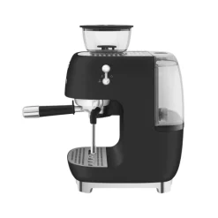 Smeg 50's Style manuel espressomaskine mat sort 1650 watt