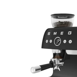 Smeg 50's Style manuel espressomaskine mat sort 1650 watt