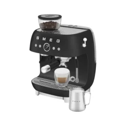 Smeg 50's Style manuel espressomaskine mat sort 1650 watt