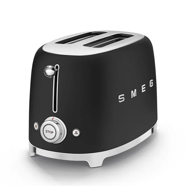 Smeg TSF01BLMEU brødrister sort 2 skiver 950 watt