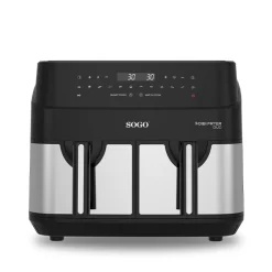 Sogo airfryer double basket 9 liter 1750 watt