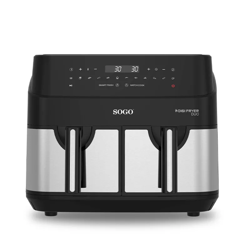 Sogo airfryer double basket 9 liter 1750 watt