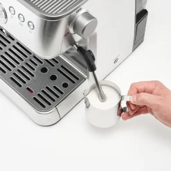 Solis Grind & Infuse Perfetta espressomaskine silver