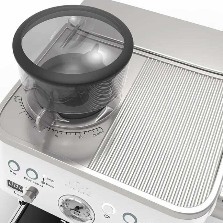 Solis Grind & Infuse Perfetta espressomaskine silver