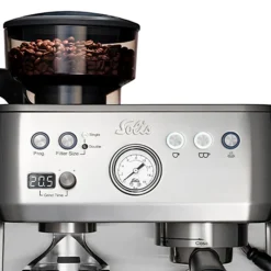 Solis Grind & Infuse Perfetta espressomaskine silver