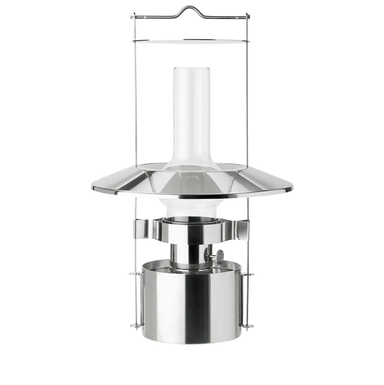 Stelton EM Portable LED skibslampe stål H 43 cm