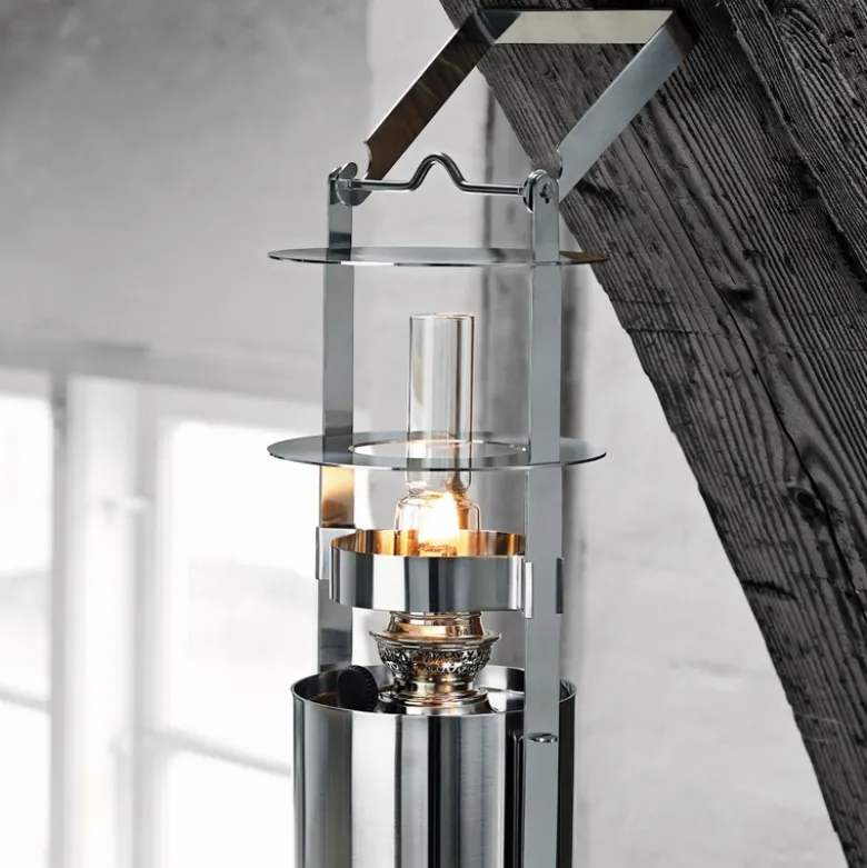 Stelton EM skibslampe rustfrit stål H 34 cm