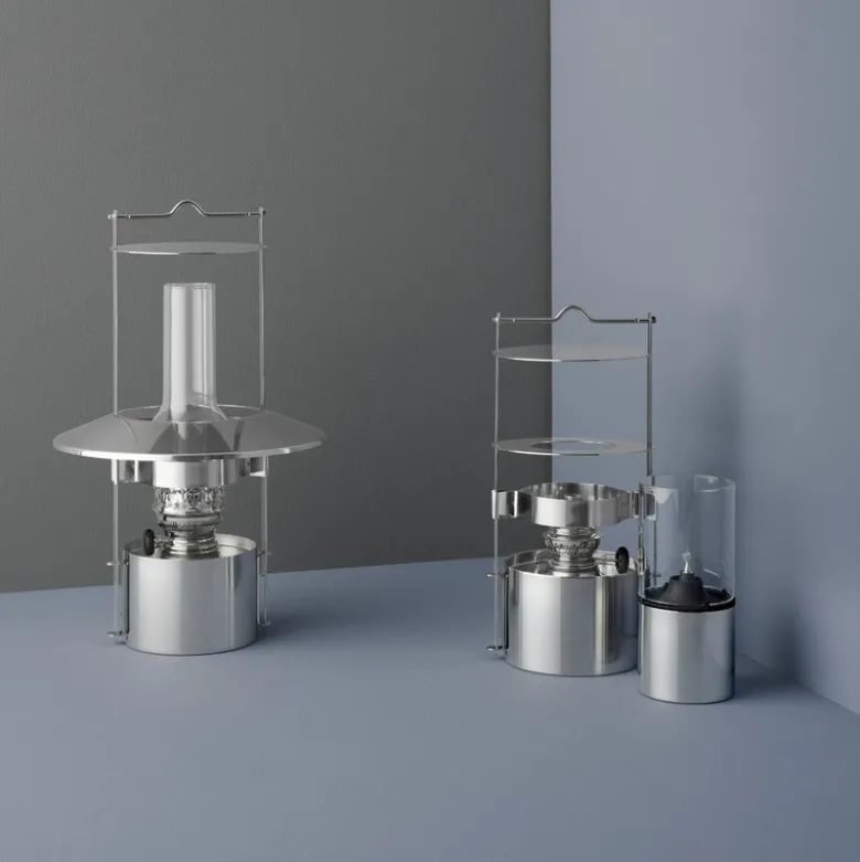 Stelton EM skibslampe rustfrit stål H 34 cm