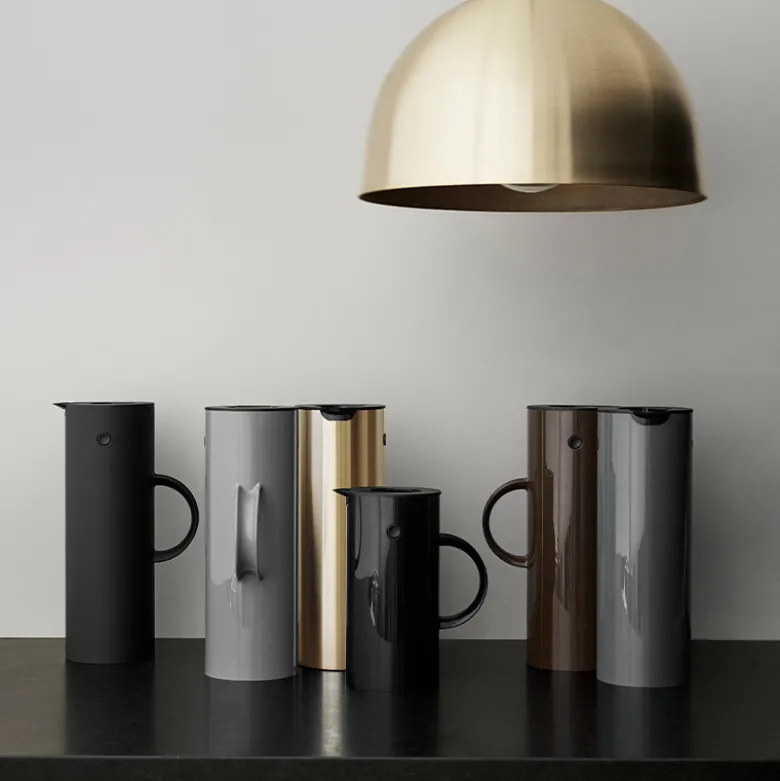Stelton EM77 termokande soft black 1 liter