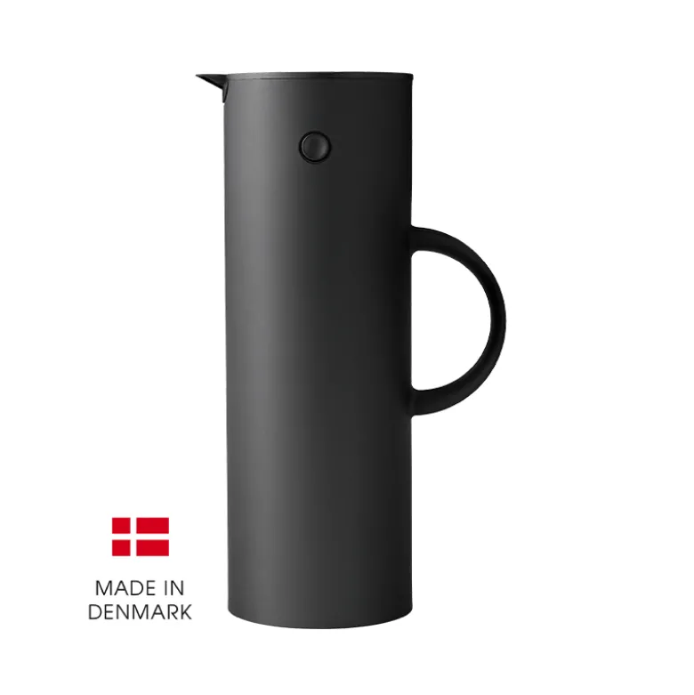 Stelton EM77 termokande soft black 1 liter