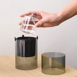 Stelton Lucie Hurricane olielampe smoke 2 stk.