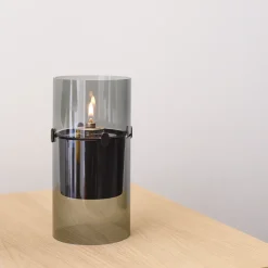 Stelton Lucie Hurricane olielampe smoke 2 stk.