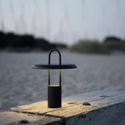 Stelton Pier transportabel LED lampe black