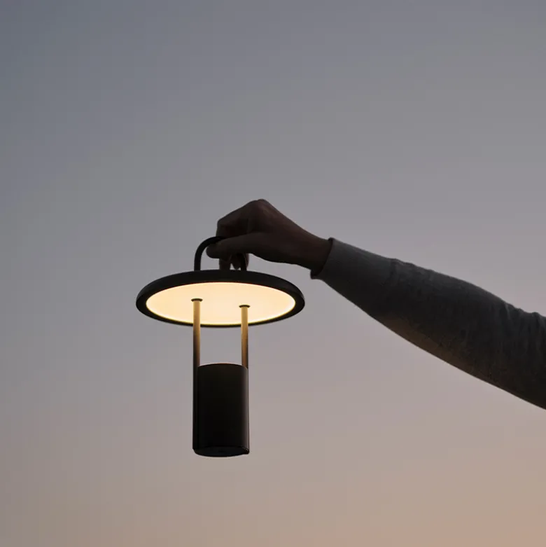 Stelton Pier transportabel LED lampe black
