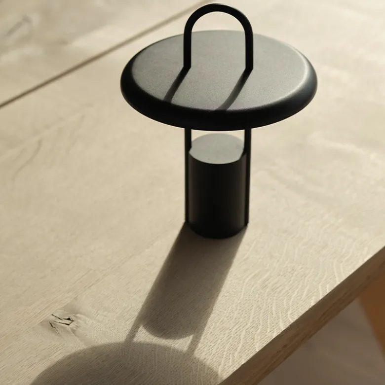 Stelton Pier transportabel LED lampe black