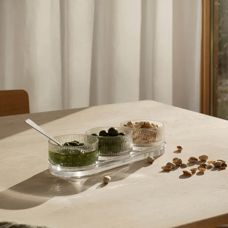 Stelton Pilastro tapassæt glas 30,7 cm