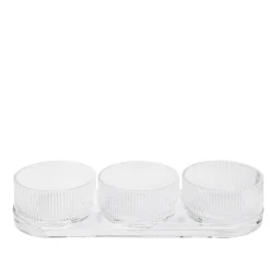 Stelton Pilastro tapassæt glas 30,7 cm