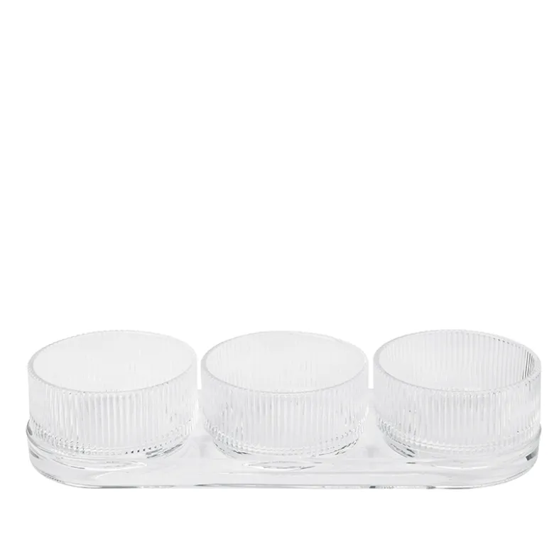 Stelton Pilastro tapassæt glas 30,7 cm
