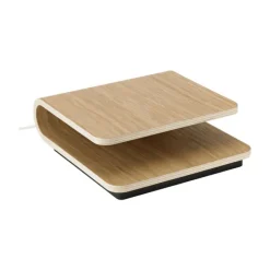 Stelton Ro trådløs oplader egetræ