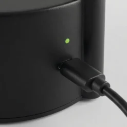 Stelton Vinkel LED lampe sort H 41,5 cm