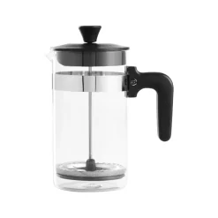 Stempelkande rustfrit stål og glas 1 liter