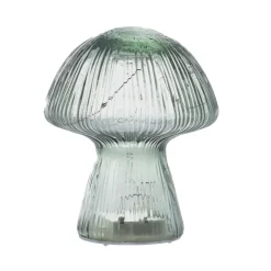 Svampe lampe 15 LED assorterede farver H 20,5 cm
