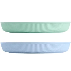 Tallerken assorterede farver Ø 20 cm 4 stk.