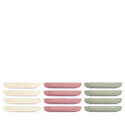 Tallerken 4 stk. Ø 20 cm i assorterede farver