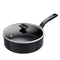Tefal Change sauterpande sort Ø 24 cm med låg