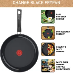 Tefal Change stegepande sort Ø 28 cm