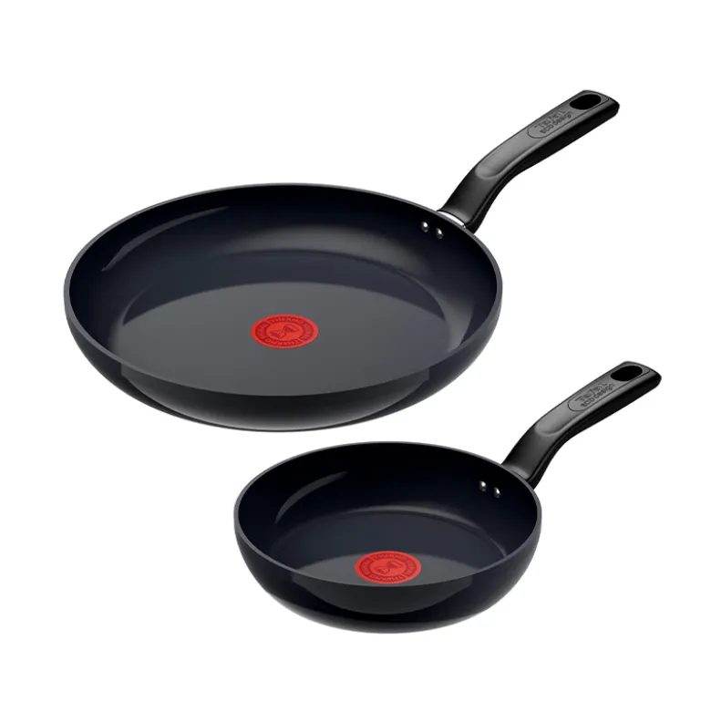 Tefal Change stegepandesæt Ø 20+28 cm sort