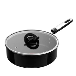 Tefal Excellence Ceramic sauterpande sort med låg Ø 24 cm